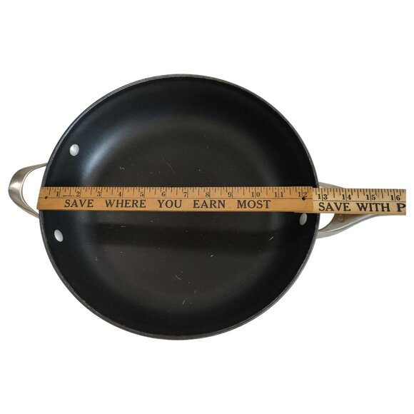 Calphalon 12" Hard-Anodized Aluminum Nonstick Fry Pan With Stainless Steel Handl - Picture 6 of 16